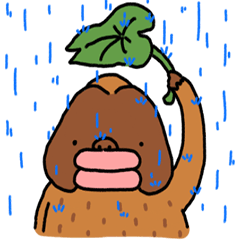 [LINEスタンプ] Ancient baboons