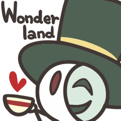 [LINEスタンプ] Wonder landのお茶会の画像（メイン）