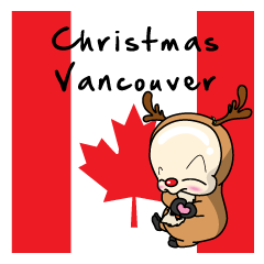 [LINEスタンプ] Christmas Vancouver Canada 1