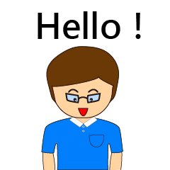 [LINEスタンプ] IT boy and BIZ girl (Life phraseology)