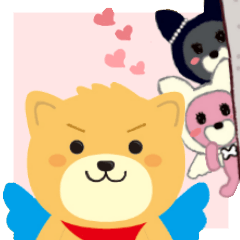 [LINEスタンプ] 恋のくに筑後 はね丸・パネコ・ポネコ