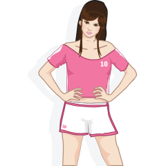 [LINEスタンプ] Soccer Pinkers