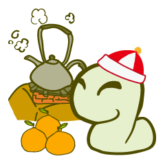 [LINEスタンプ] The Little Green go adventure(winter)