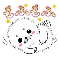 [LINEスタンプ] もふもふあざらし ～よく使うスタンプ～