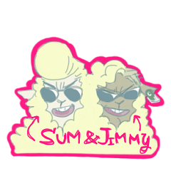 [LINEスタンプ] 羊のSum＆Jimmy