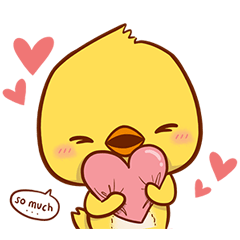 [LINEスタンプ] Cute Little Chicken