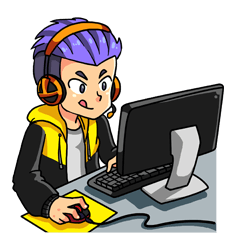 [LINEスタンプ] I am a Gamer...！！！