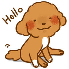 [LINEスタンプ] Cutie Puppy Of Paradise