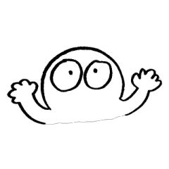 [LINEスタンプ] 適度にゆるいおめめくん