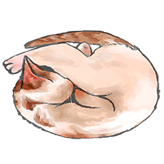 [LINEスタンプ] モチ猫テオ