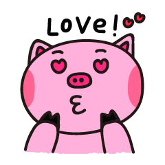 [LINEスタンプ] hanhanpig