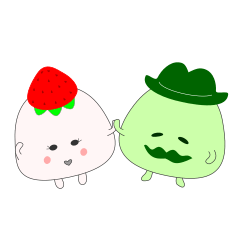 [LINEスタンプ] 麻布昇月堂「大福たちの日常」