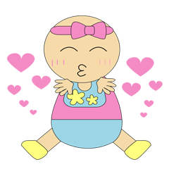 [LINEスタンプ] My Q Baby