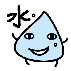[LINEスタンプ] water.mole