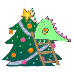 [LINEスタンプ] Rex the Dodosaur: Christmas Edition