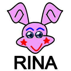 [LINEスタンプ] Rabbit - Rina