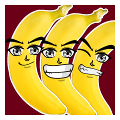[LINEスタンプ] Yo！ Banana.の画像（メイン）