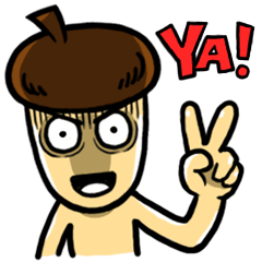 [LINEスタンプ] I'm a Nut！