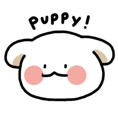 [LINEスタンプ] Puppy Puppy