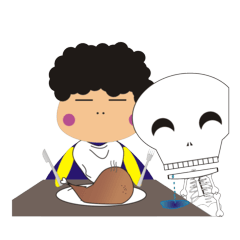 [LINEスタンプ] Boney ＆ Fatty