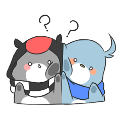 [LINEスタンプ] puru＆kuro's happy day.