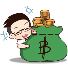 [LINEスタンプ] Pump Pump Money : male