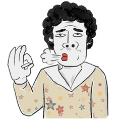 [LINEスタンプ] Mr.Afro son