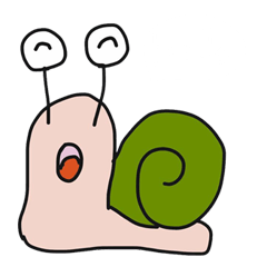 [LINEスタンプ] Mr.Snail(Eng)