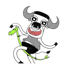 [LINEスタンプ] Smile Buff