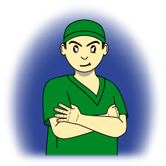 [LINEスタンプ] Young doctor