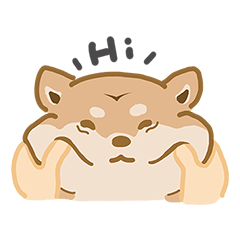 [LINEスタンプ] 秋田犬ではない！柴犬です！