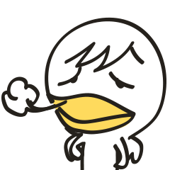 [LINEスタンプ] Bored Duck