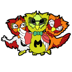 [LINEスタンプ] GMM Owl - Daily Talk