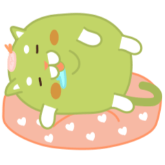 [LINEスタンプ] わさび猫