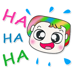 [LINEスタンプ] 山本さん。ハッハッハ^^