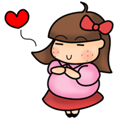 [LINEスタンプ] Puinoon the Little Woman