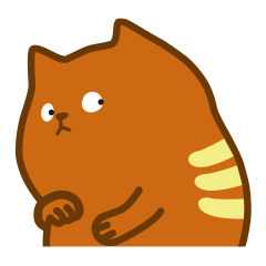 [LINEスタンプ] Fat cat's daily life