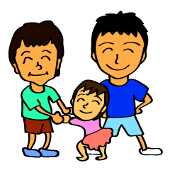 [LINEスタンプ] Go to the family！！ feat.iz