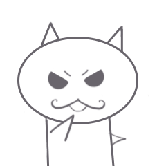 [LINEスタンプ] Mister Mustache Cat