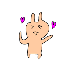 [LINEスタンプ] Super Unique rabbits