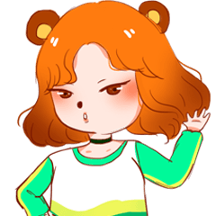 [LINEスタンプ] Soogy Orange Bear