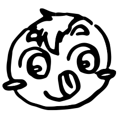 [LINEスタンプ] Mr.Round Face man