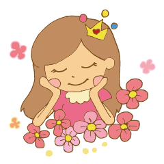 [LINEスタンプ] Happiness princess