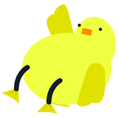 [LINEスタンプ] Lazy Duck