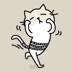 [LINEスタンプ] cool cool cat.4