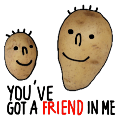 [LINEスタンプ] Cool Potato