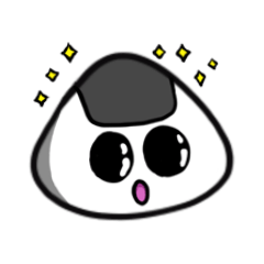 [LINEスタンプ] Cute rice ball (onigiri)