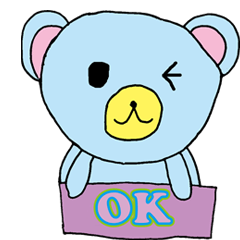 [LINEスタンプ] Bear and peaceful weekend