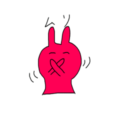 [LINEスタンプ] Loose Rabbit two