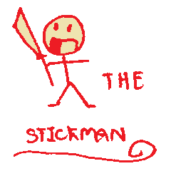 [LINEスタンプ] The Stick Man